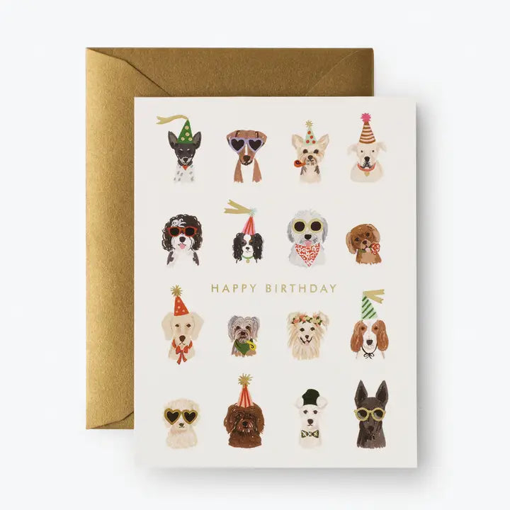 Party Pups Birthday Card