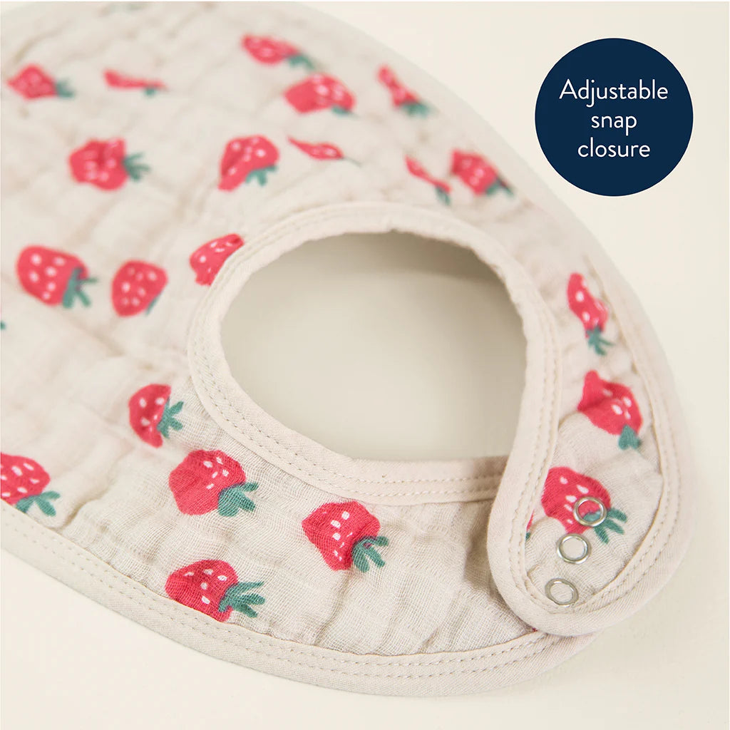 Itzy Bibs - Strawberries & Cream