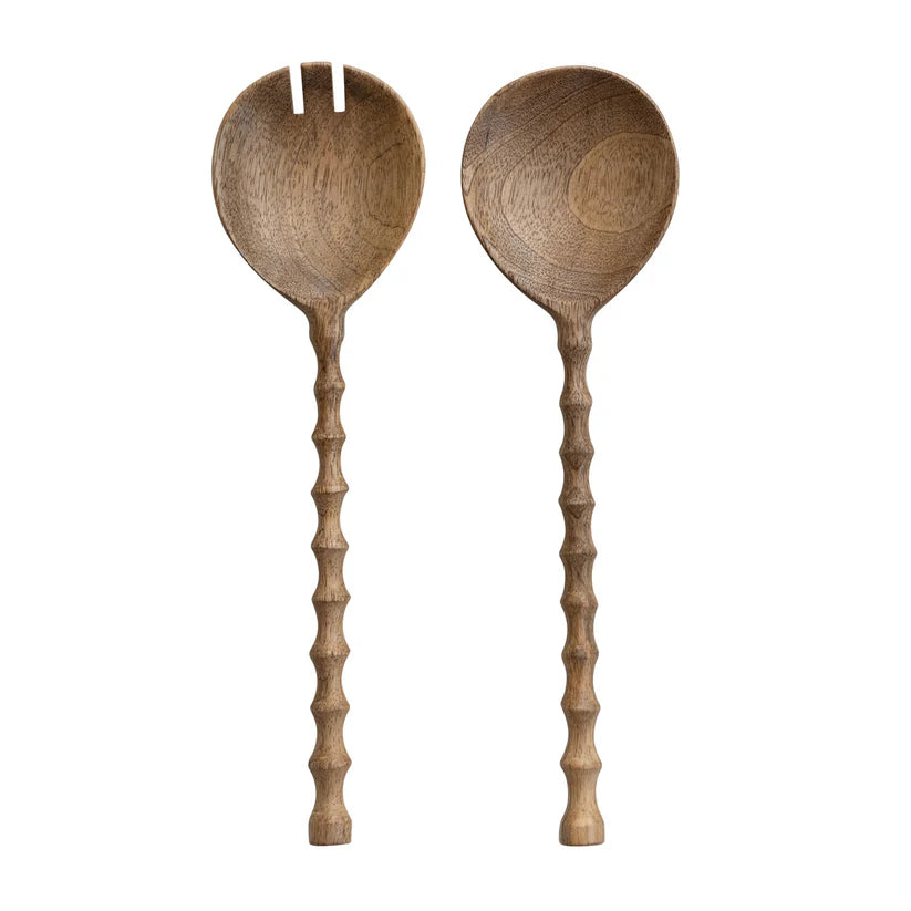 Mango Wood Salad Server