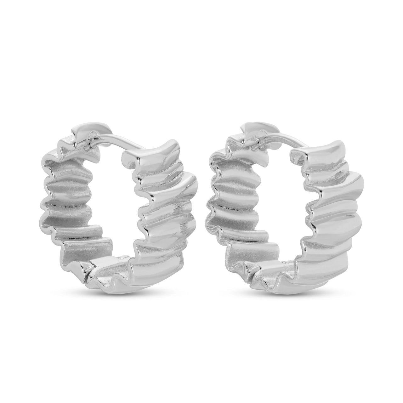 Silver Crinkled Huggies