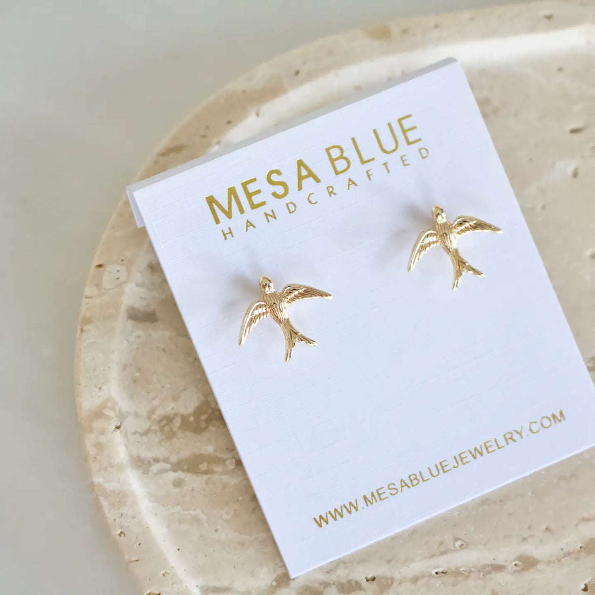 Swallow Stud Earring by Mesa Blue
