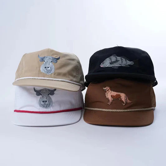LISCHKA BROTHERS Tan Cap with Bull