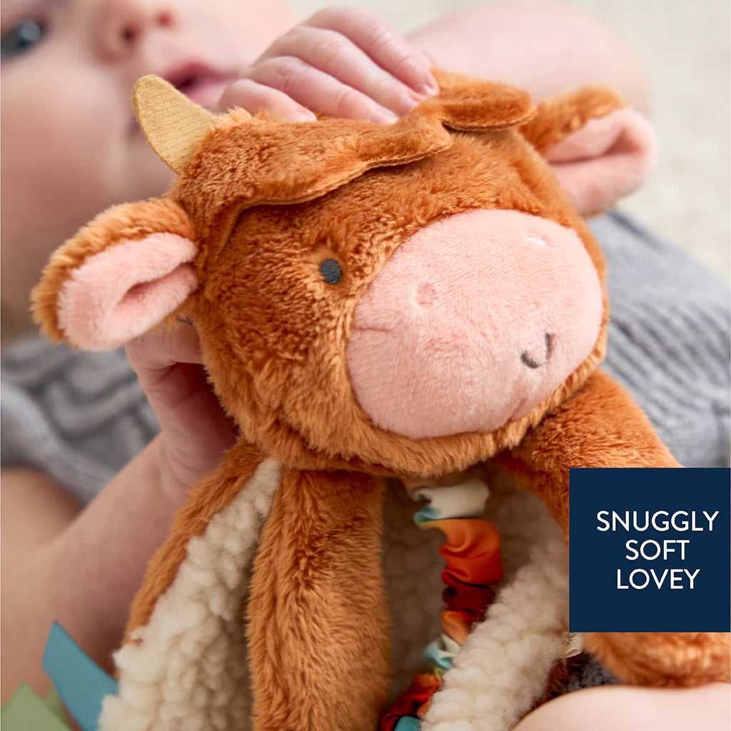 Highland Cow Itzy Friends Lovey Plush