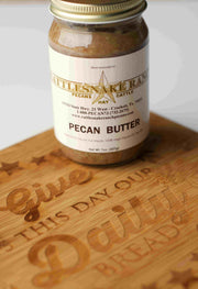 All natural pecan butter is healthy and delicious. Made with pecans, salt and pecan oil!