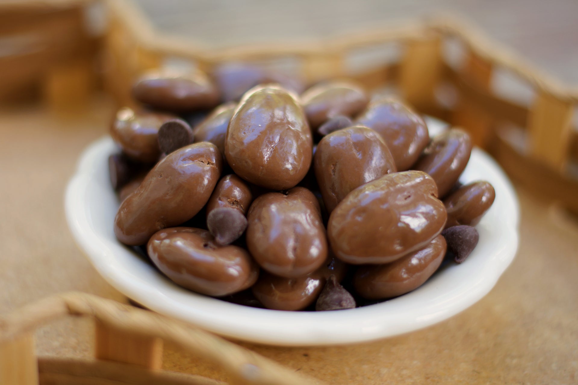 Our sugar free chocolate coated pecan halves are just what the doctor ordered! Available in 16 ounce bags.
